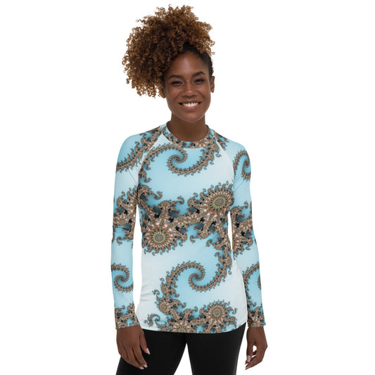 Higher State Of Consciousness Women's Rash Guard