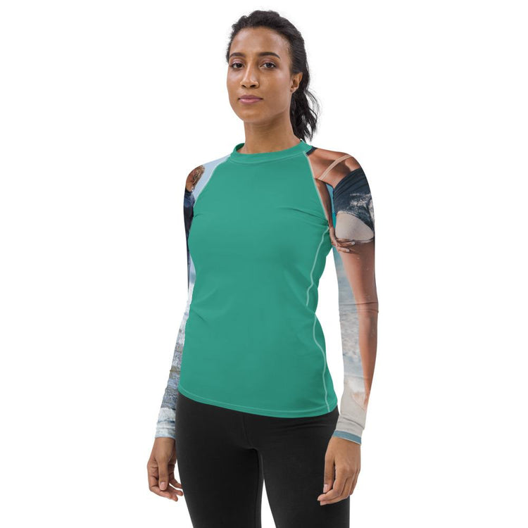 Cheeky Dude Women's Rash Guard