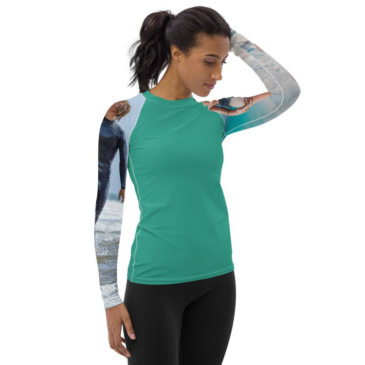 Cheeky Dude Women's Rash Guard