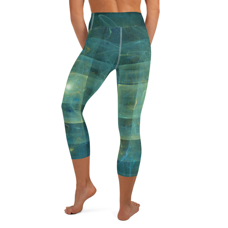 Flying Saucer Yoga Capri Leggings