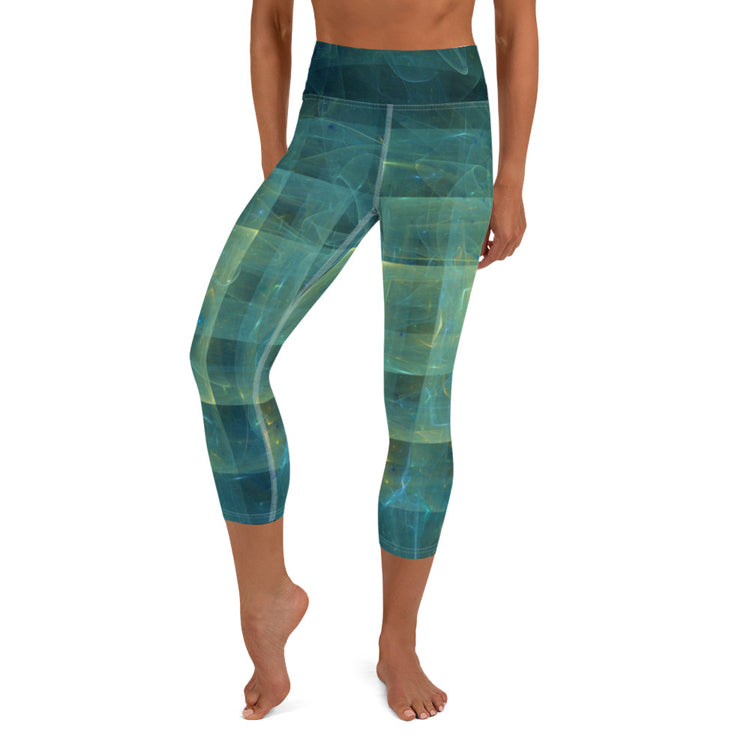 Flying Saucer Yoga Capri Leggings