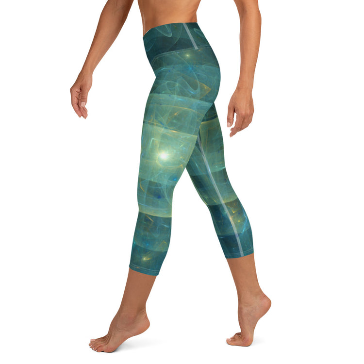 Flying Saucer Yoga Capri Leggings