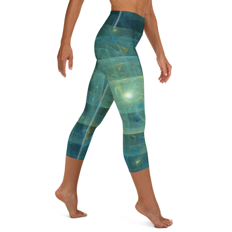 Flying Saucer Yoga Capri Leggings