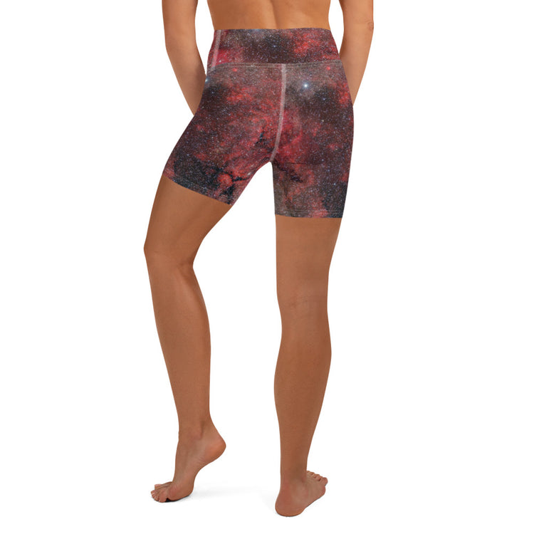 Pink Explosion Yoga Shorts