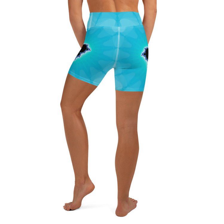 Droplets Yoga Shorts