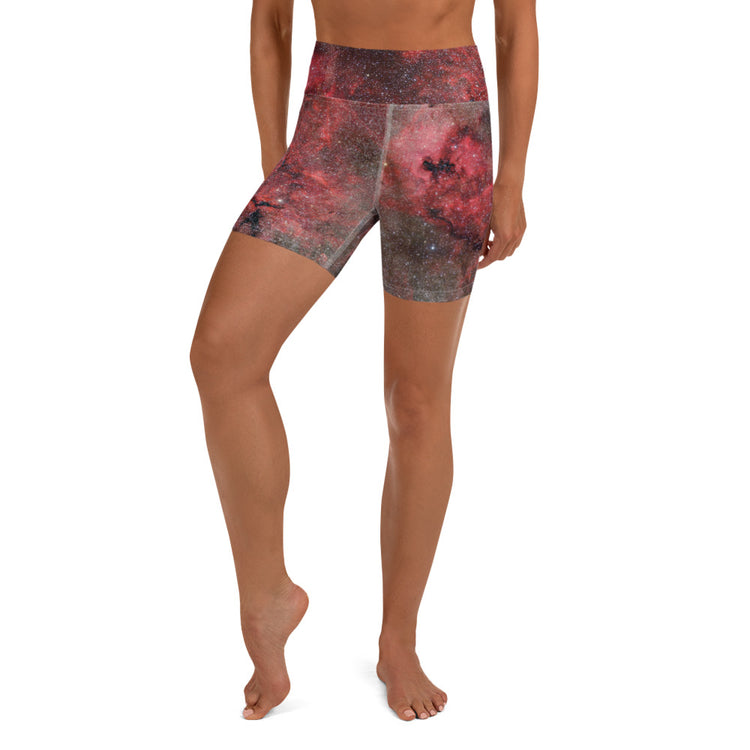 Pink Explosion Yoga Shorts