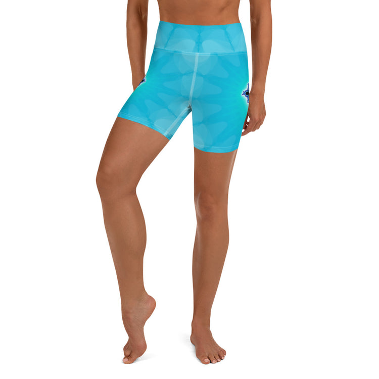 Droplets Yoga Shorts