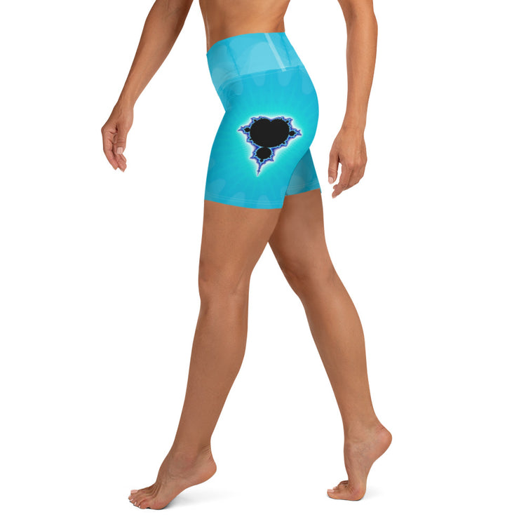Droplets Yoga Shorts