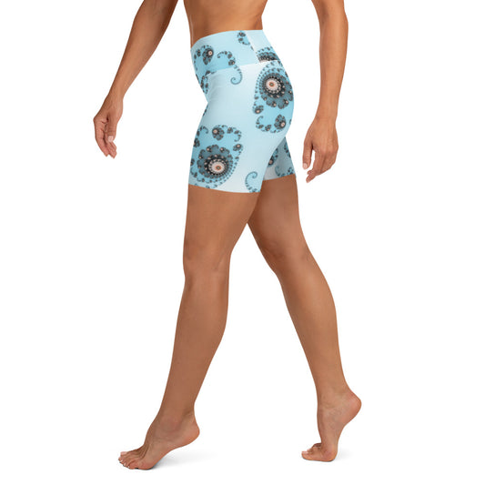 Higher State Of Wholeness Yoga Shorts
