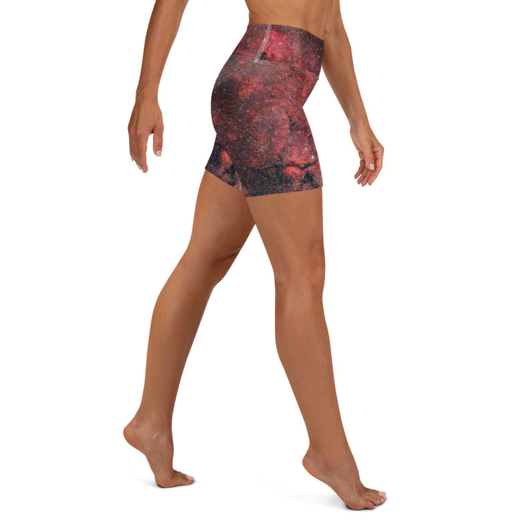 Pink Explosion Yoga Shorts