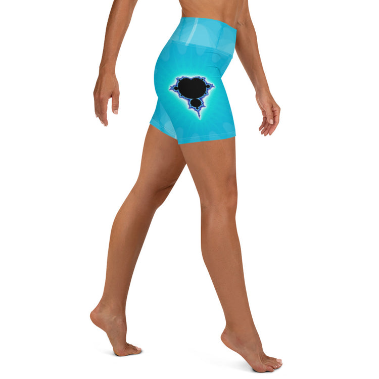 Droplets Yoga Shorts