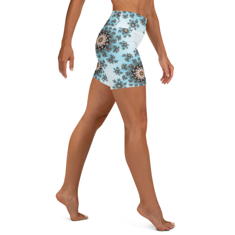 Higher State Of Happiness Yoga Shorts