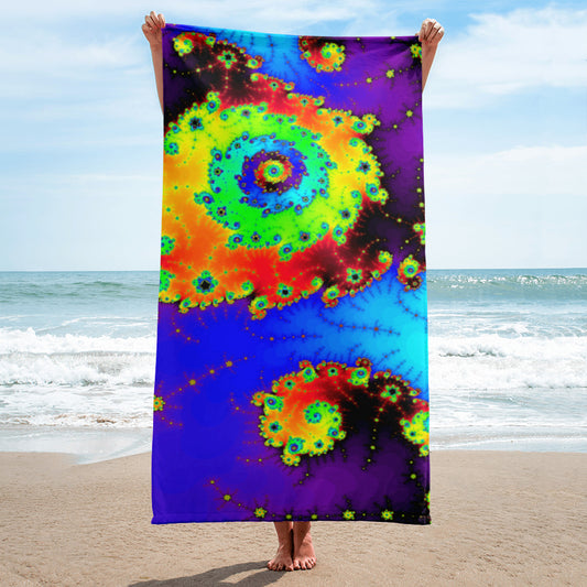 Back To Reality Beach Sheet Towel 62" x 32"